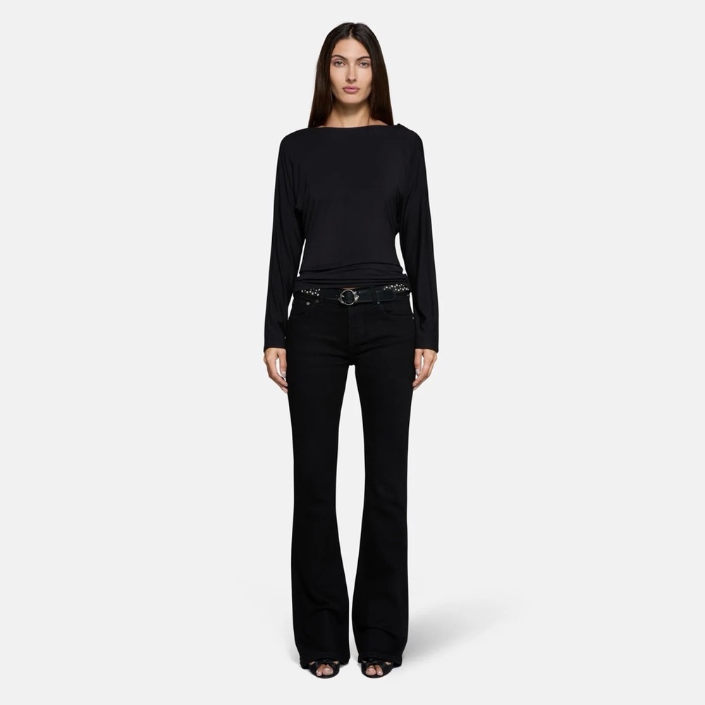 EB Denim Women's Black Boot Cut Jeans